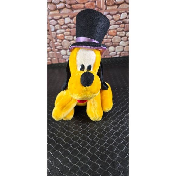 Vintage 1987 Disneyland Disney World Pluto Plush #B14 - Picture 2 of 7